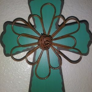 Cross with Mettle Floor